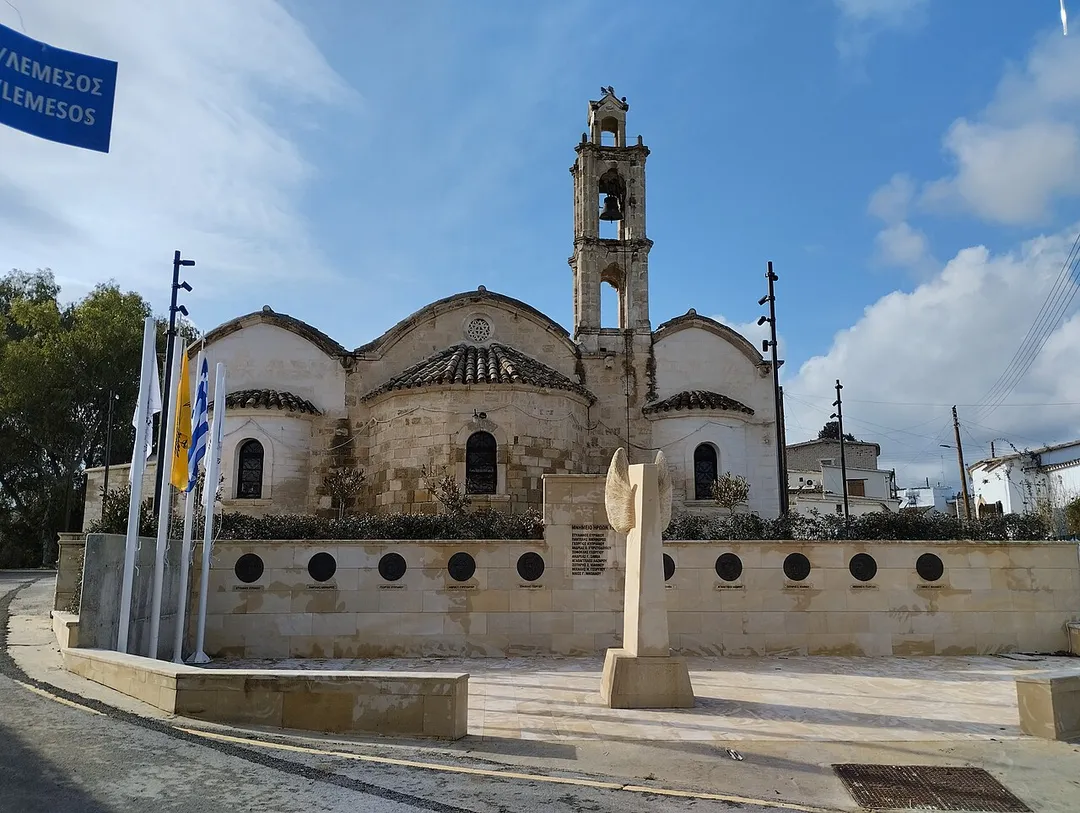 The Orthodox church of Agia Marina in Alampra, Cyprus.