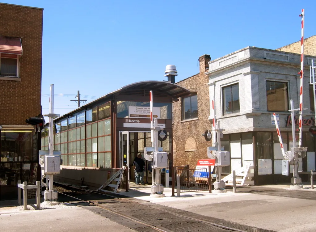 Kedzie Station on the CTA Brown Line