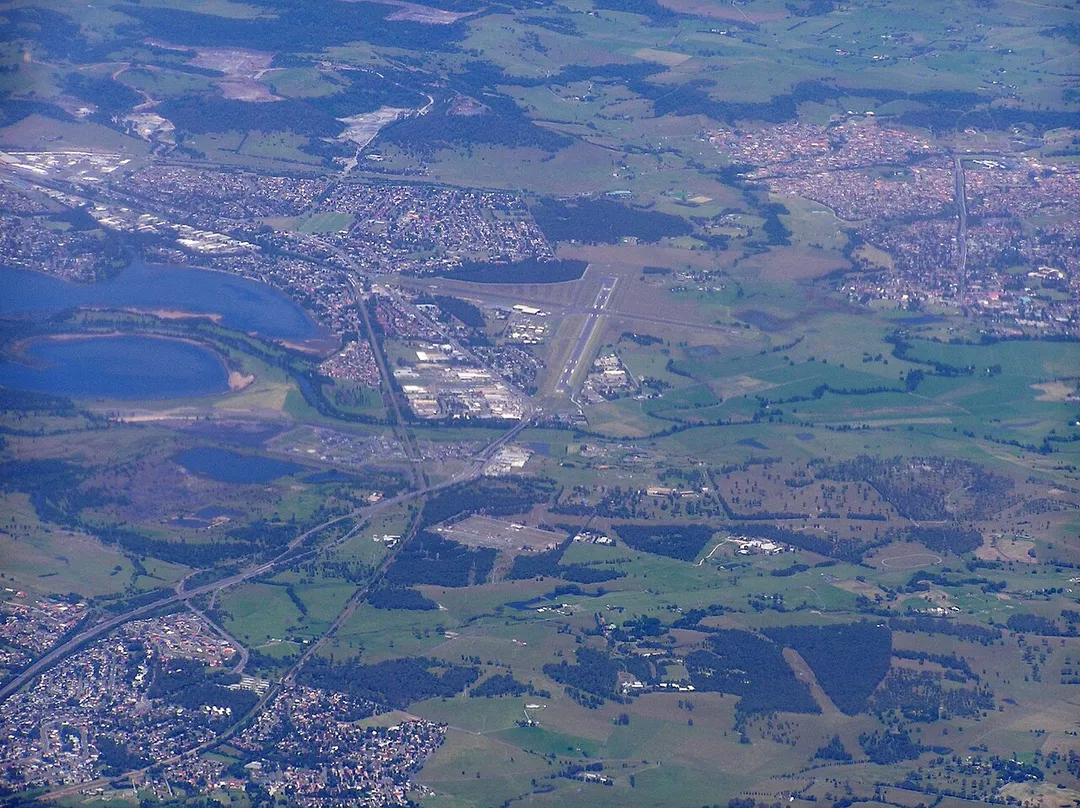Areal photo of Albion Park and Albion Park Rail from north west