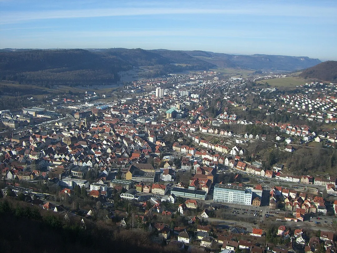 Ebingen vom Schlossfelsen