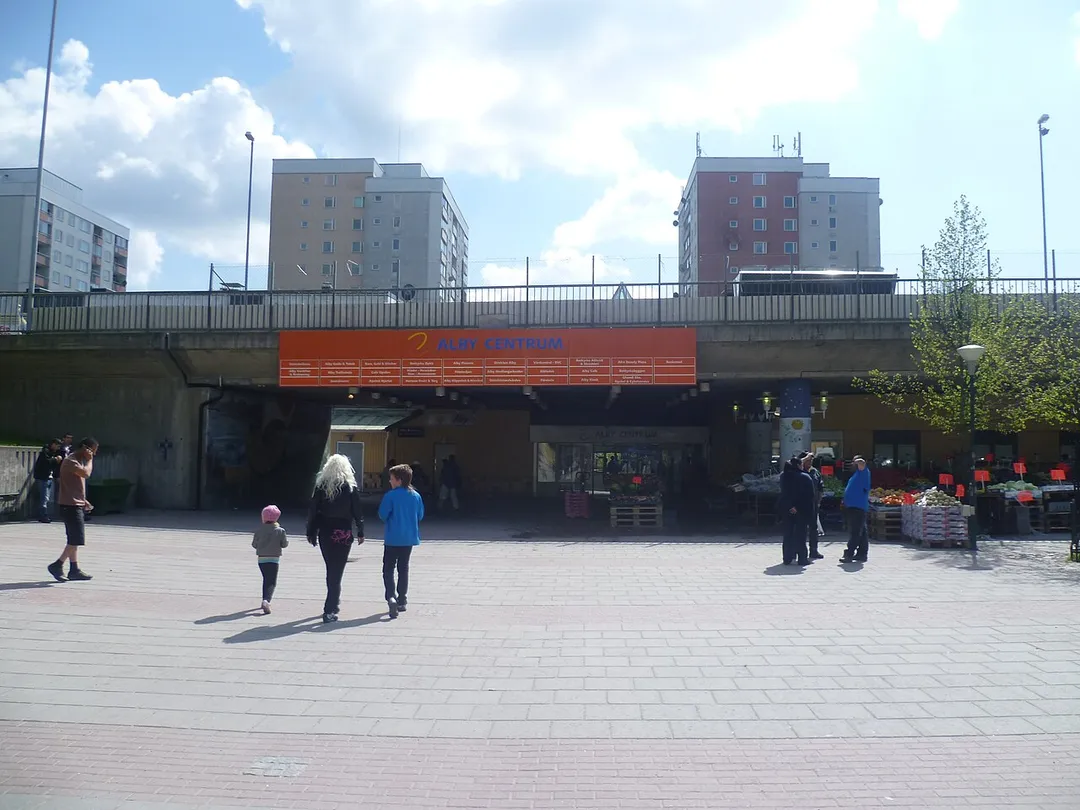 Alby centrum, Suburb to Stockholm, Sweden