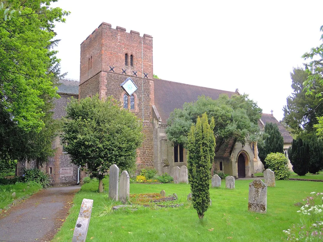 The exterior of Church of St Michael the Archangel in Aldershot in Hampshire
