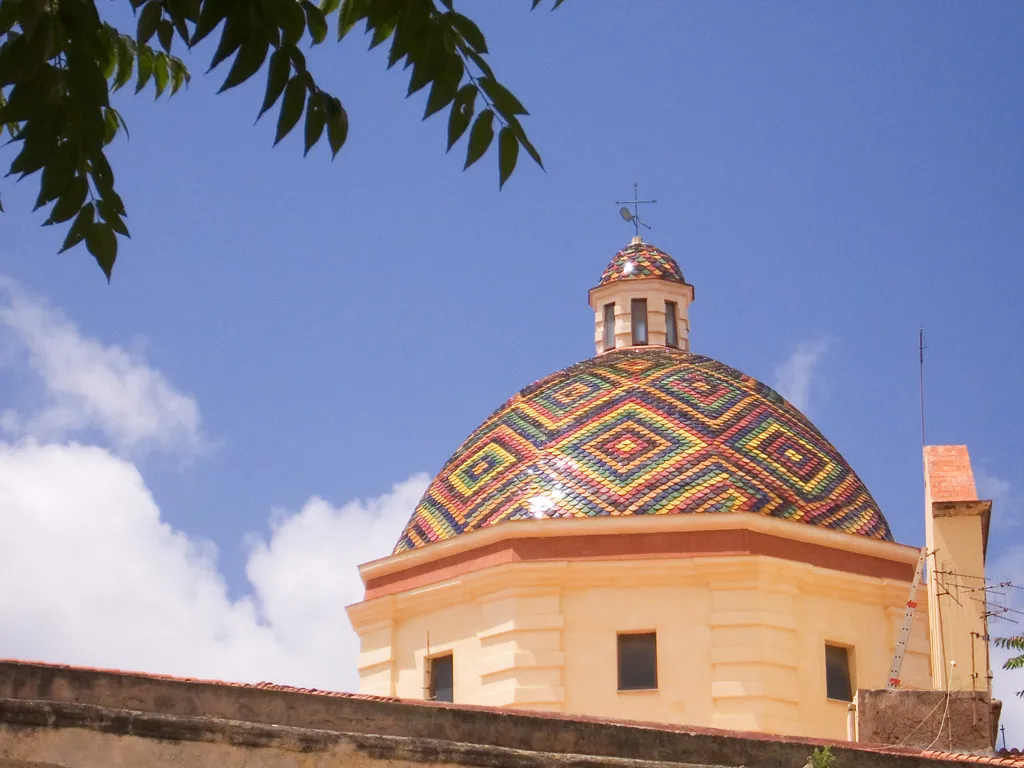 Such a beautiful dome! Dome of church San Michele, Alghero/Italy.
