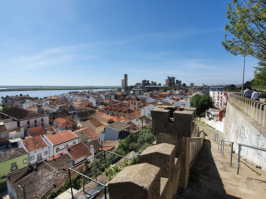 Vista de Alhandra desde a Igreja Matriz