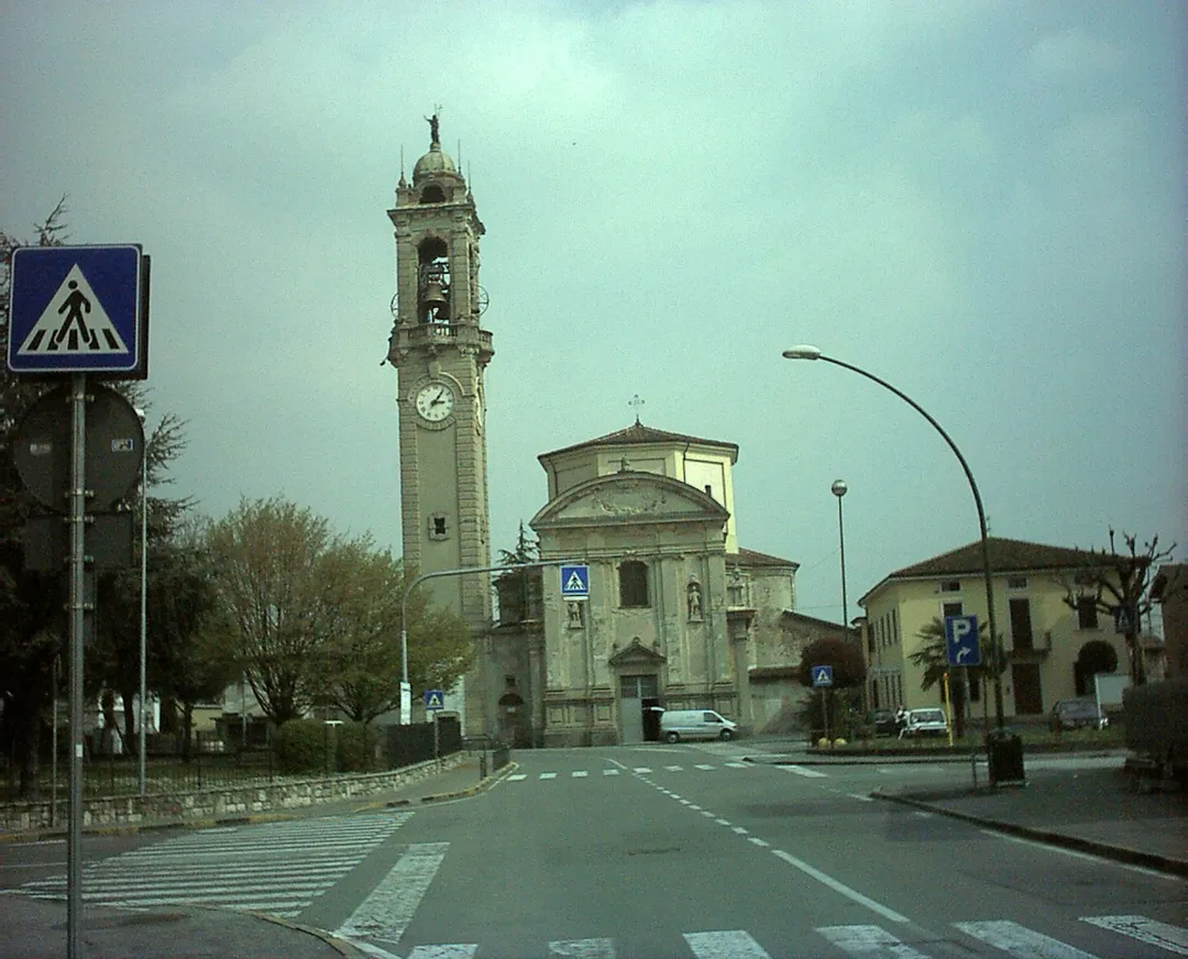 View of Almè, Bergamo, Lombardy, Italy