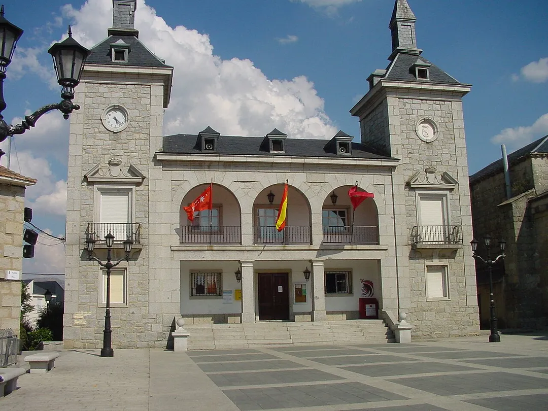 Town hall of Alpedrete, Community of Madrid, Spain.