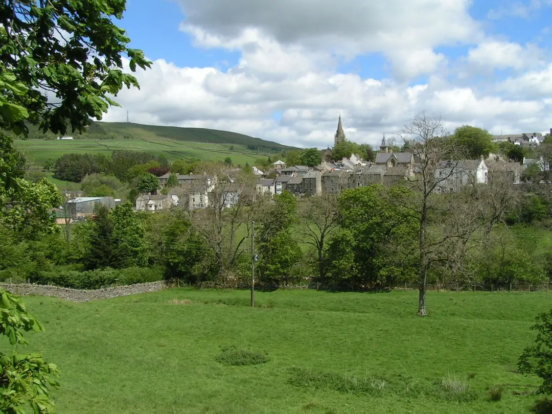 Alston, Cumbria, from the northwest (photo taken 29th May 2005).