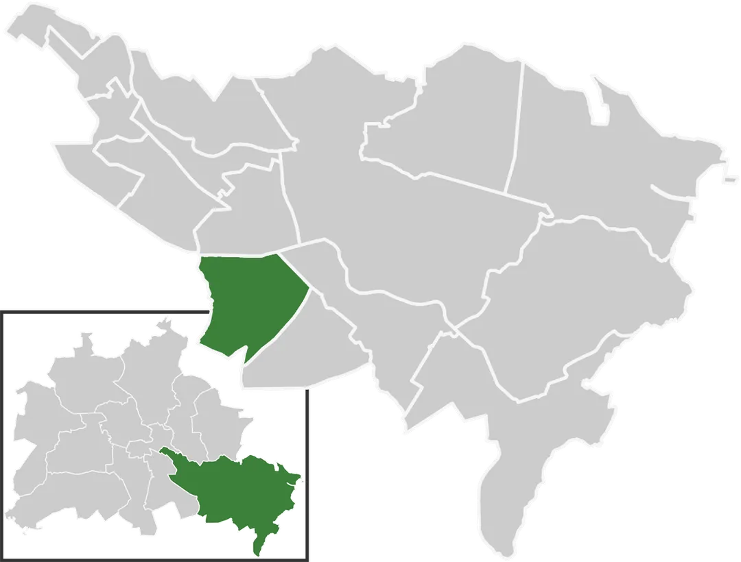 Localitie Altglienicke in borough Treptow-Köpenick of Berlin.