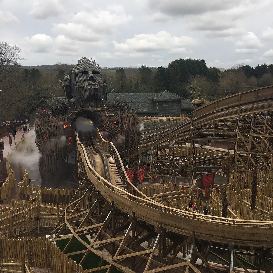 Alton towers Wickerman rollercoaster