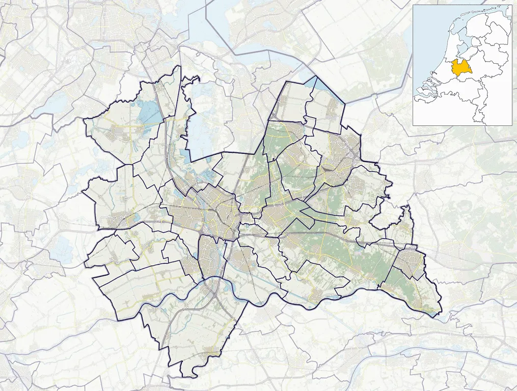 Positiekaartje van de provincie, variant "gemeentelabels"