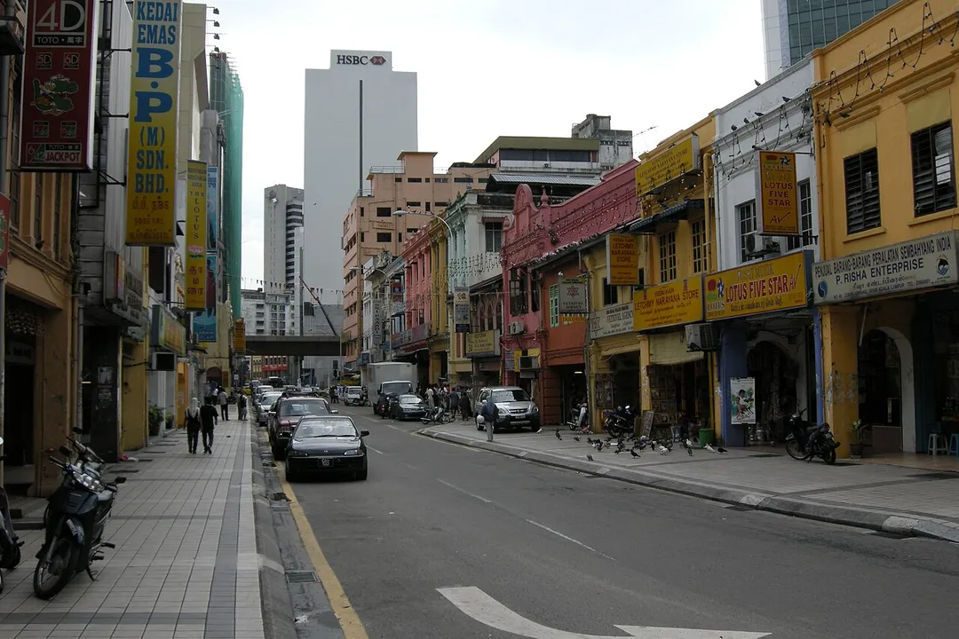 Streets of Kuala Lumpur, Malaysia.