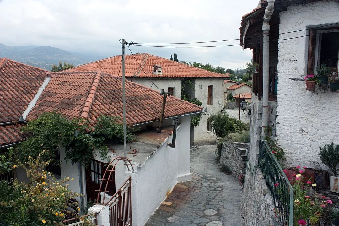 Gasse in Ampelakia