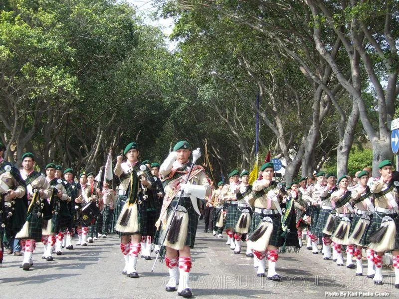 1st Hamrun Pipe Band - Malta Scouts Annual Parade 2009