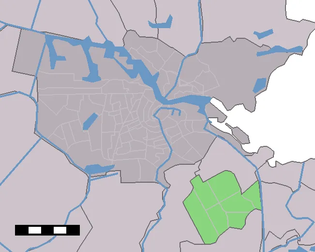 Location of neighbourhoods/districts in Amsterdam
