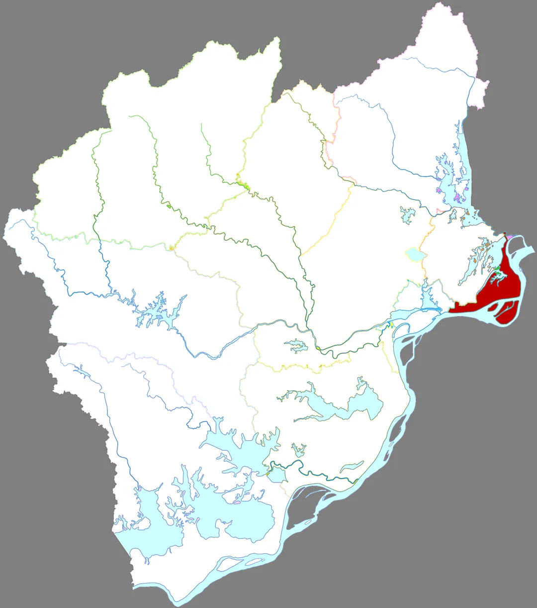 Location of Yingjiang district in Anqing city, China
