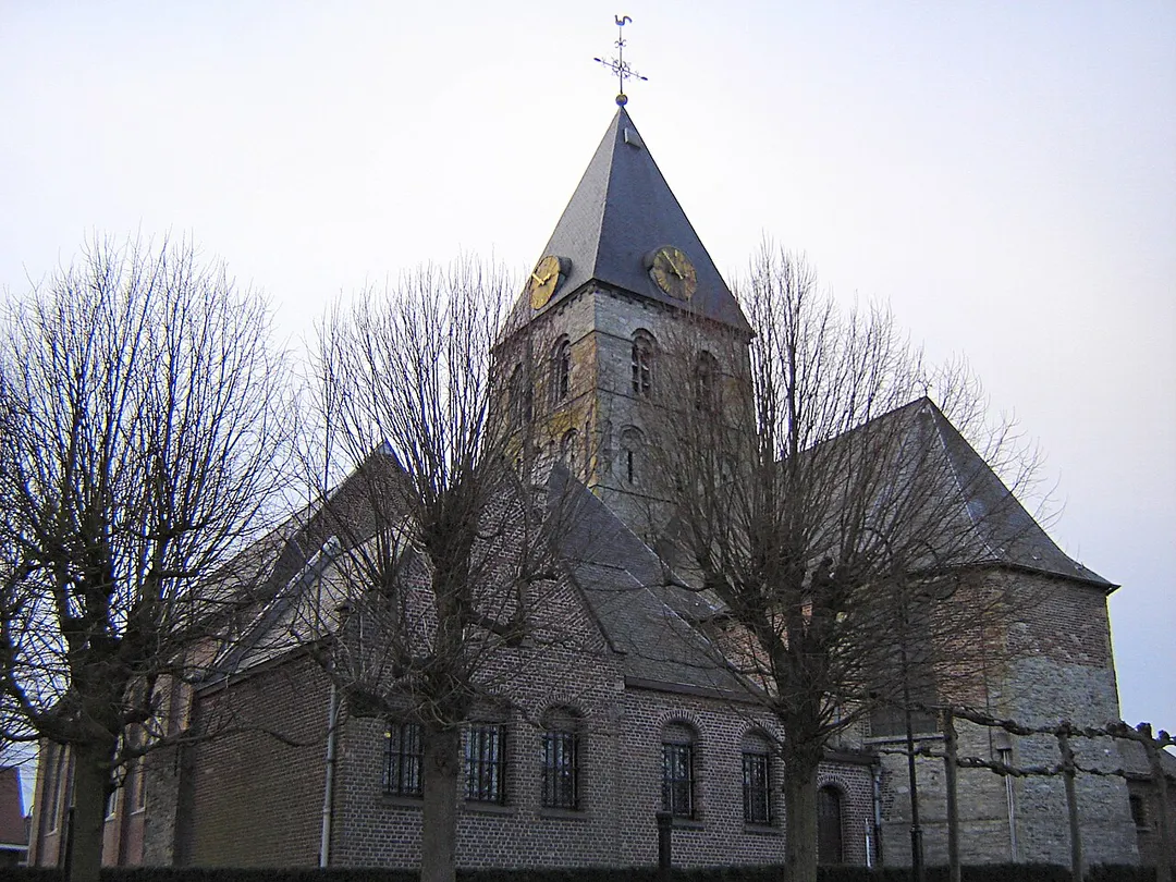 Church of Saint John Baptist in Anzegem. Anzegem, West Flanders, Belgium