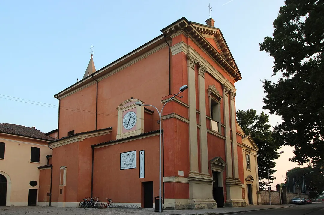 Church Santi Pietro e Paolo, Anzola dellEmilia, metropolitan city of Bologna, Emilia-Romagna, Italy