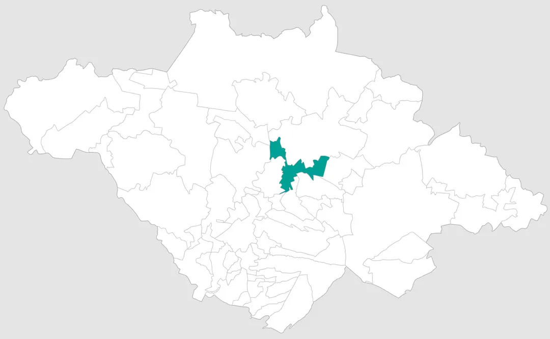 Mapa del Municipio de Apizaco