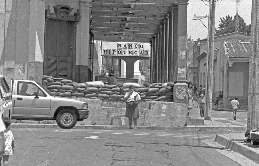Streets of Apopa, El Salvador, in 1990