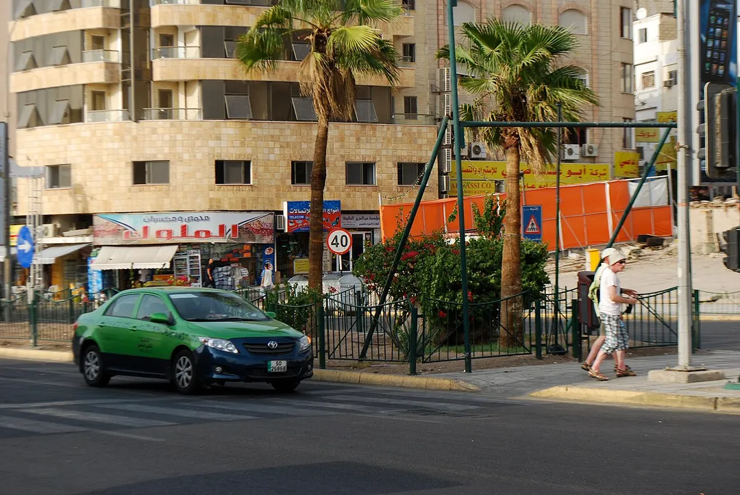 Aqaba : le boulevard côtier.