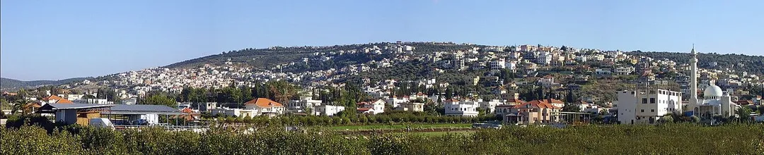 Ar'ara, Israel - looking south-east from road 65