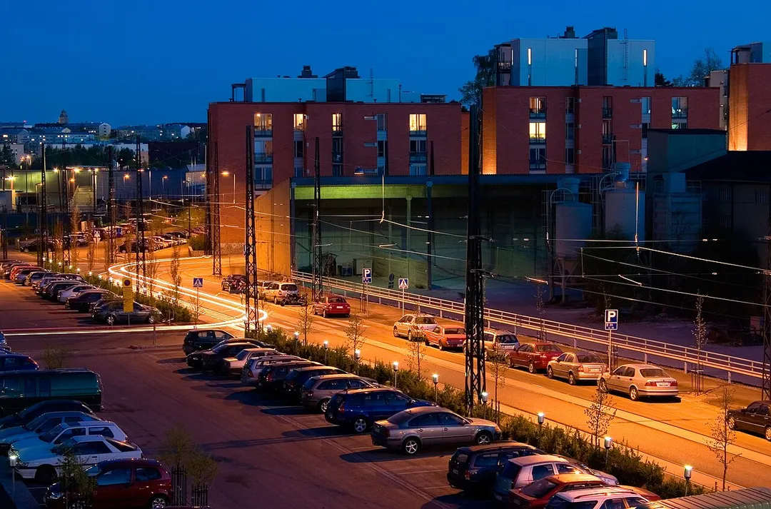 Arabianranta at night