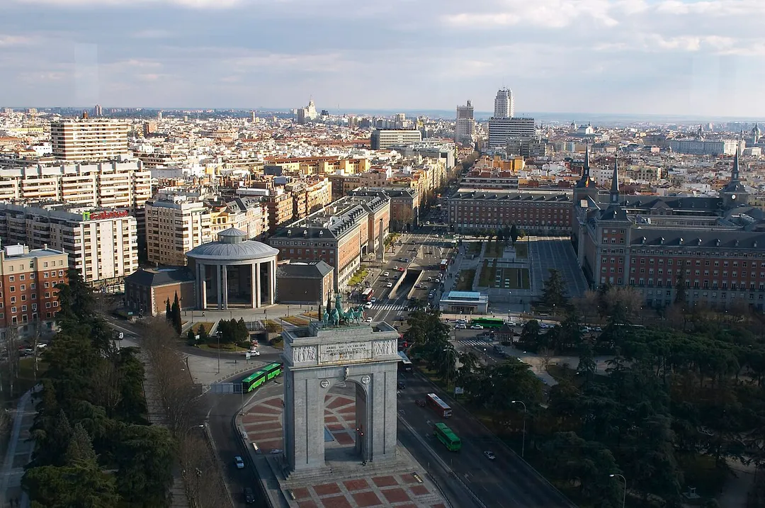 Plaza de Moncloa, Madrid, Spain