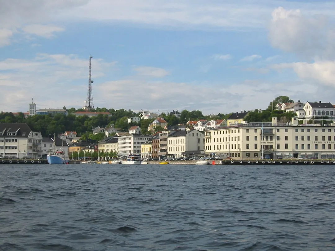 Arendal view from Ocean