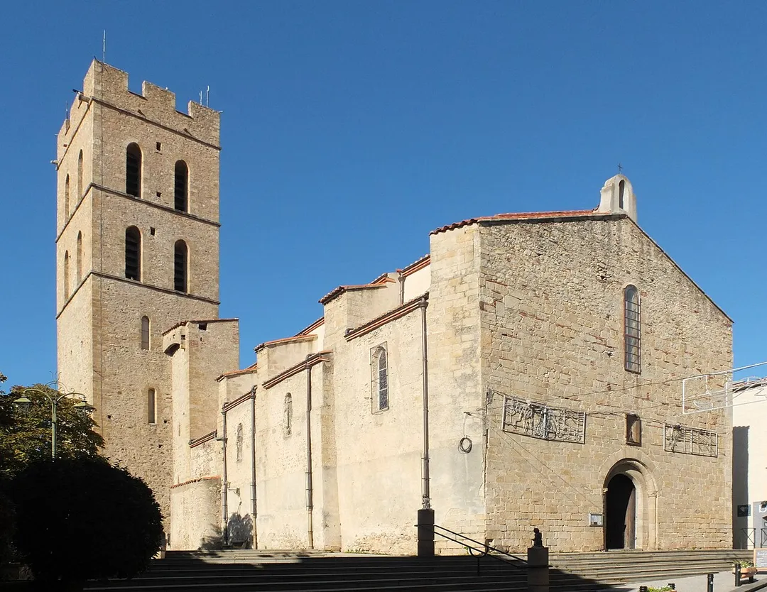 Parish church Notre-Dame del Prat, Argelès-sur-Mer, France (view E)