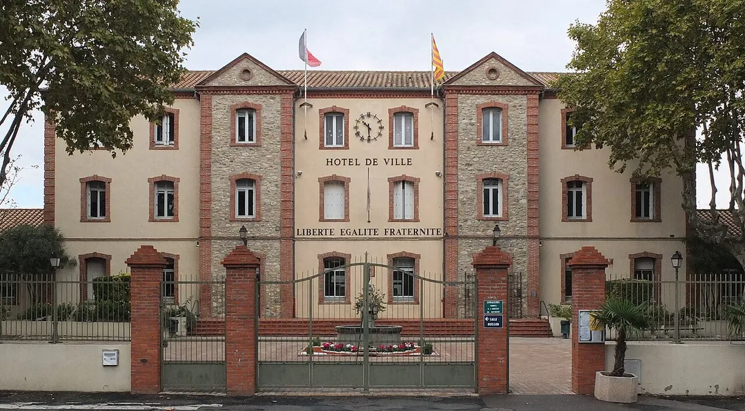 Town hall of Argelès-sur-Mer, France