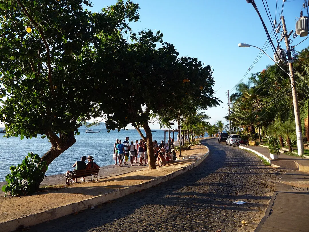 Orla Bardot in Armação beach in the centre of Búzios, Brazil