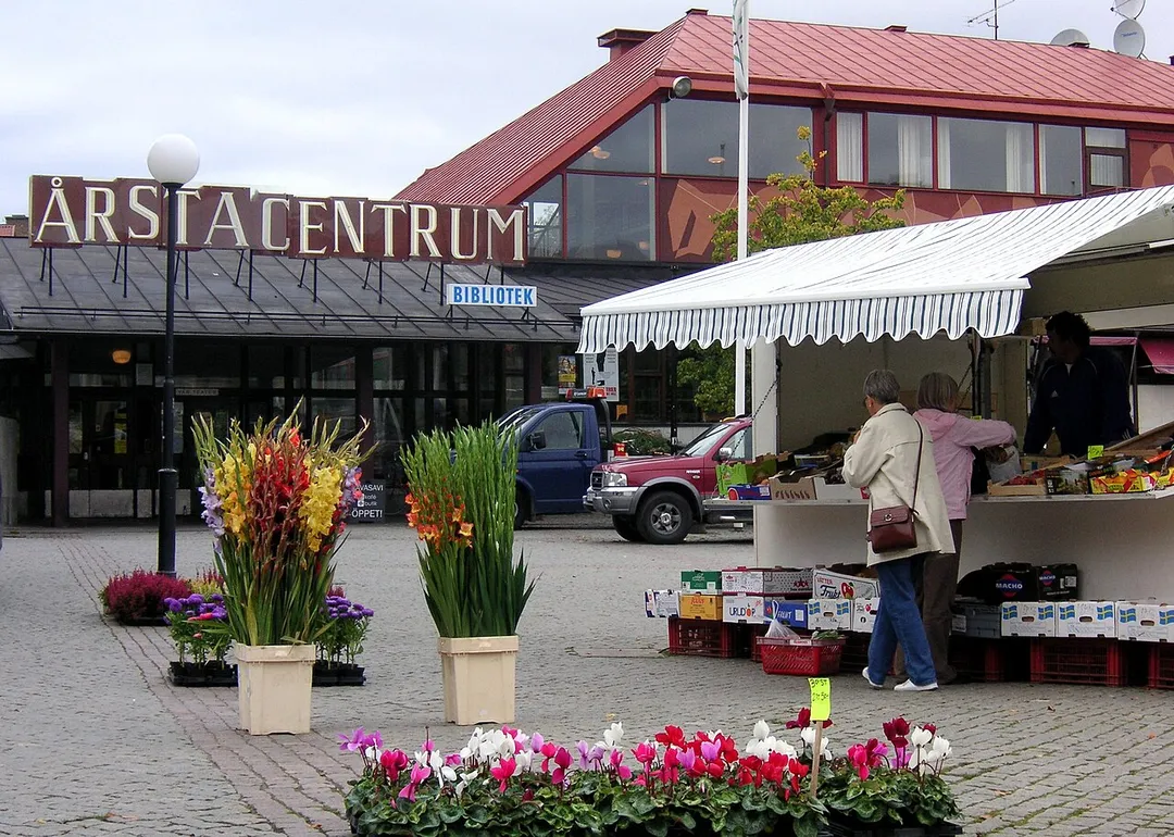Årsta centrum in Stockholm.