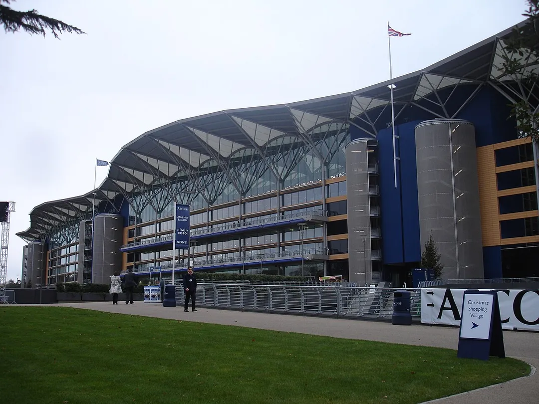 Photograph of the Stand at Ascot Racecourse, Berkshire, England