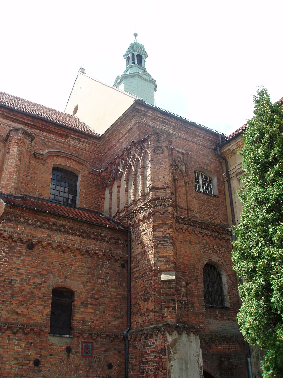 Fragment architektury kolegiaty łaskiej