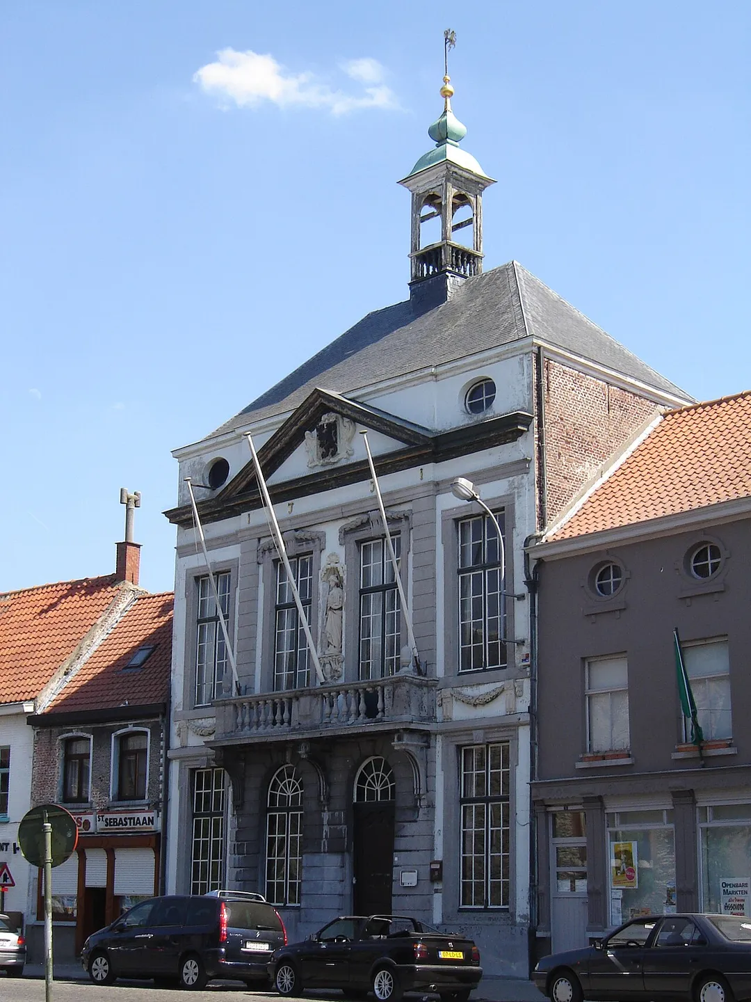 Town hall of Assenede. Assenede, East Flanders, Belgium