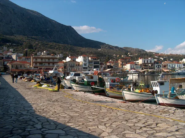 Astakos village in Aetolia-Acarnania, Greece