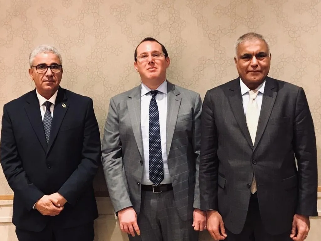 During Ambassador Norland’s absence for the global Chiefs of Mission conference in Washington, Charge d’Affaires a.i. Joshua Harris met with GNA Minister of Interior Fathi Bashagha and National Security Advisor Taj al-Din al-Rezagi on March 2 to reiterate U.S. support for all Libyan efforts to achieve a lasting ceasefire and come together in peaceful dialogue. The Minister outlined efforts to reduce the role of militias as part of building legitimate security forces to serve the Libyan people. Charge Harris emphasized that the Embassy will work with Minister Bashagha to ensure full implementation of U.S. Executive Order 13726, which allows for sanctions against individuals that threaten the peace, security, and stability of Libya.