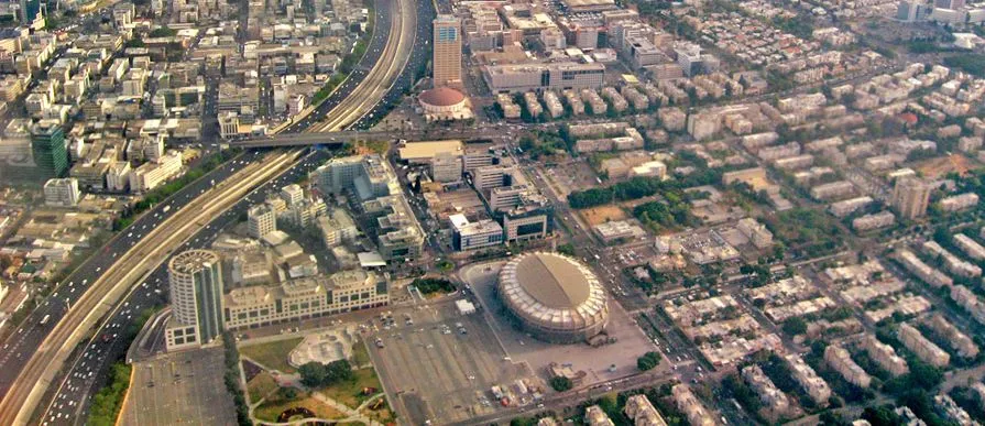 Yad Eliyahu in TLV fron air