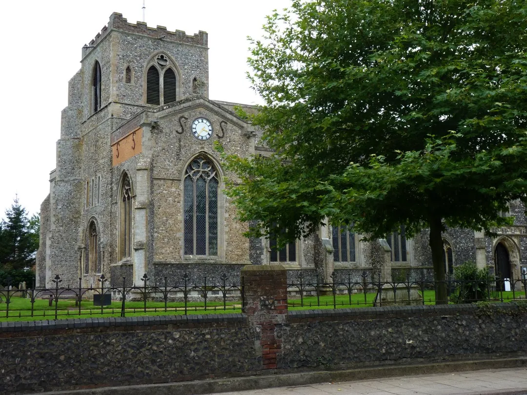 Attleborough church, near to Attleborough, Norfolk, Great Britain.
The Church of the Assumption of the Blessed Virgin Mary dates from the 9th century.