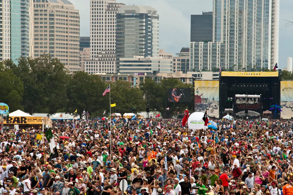 Austin City Limits Music Festival, 2009, by Steve Hopson.
The Austin City Limits Music Festival 2009, Austin Texas, October 4, 2009. The Austin City Limits Music Festival is an annual three-day music festival in Austin, Texas's Zilker Park.