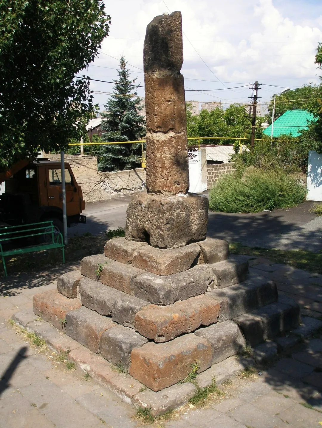 This is a photo of a monument in Armenia identified by the ID