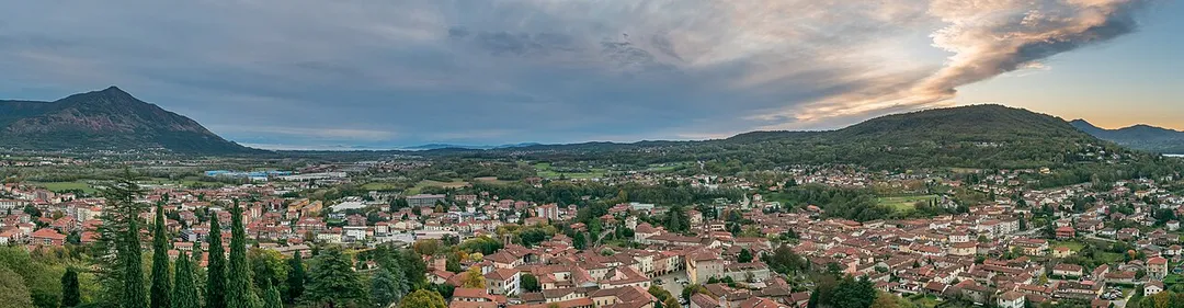 View of Avigliana, Piedmont, Italy