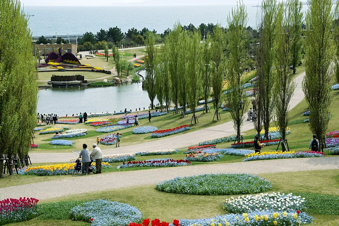 Akashi Kaikyo National Government Park in Awaji, Hyogo prefecture, Japan