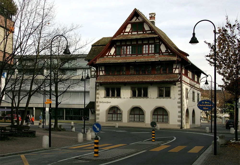 Das Rathaus von Baar