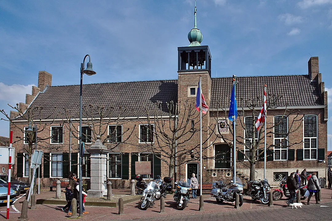 The town hall of Baarle-Nassau, The Netherlands