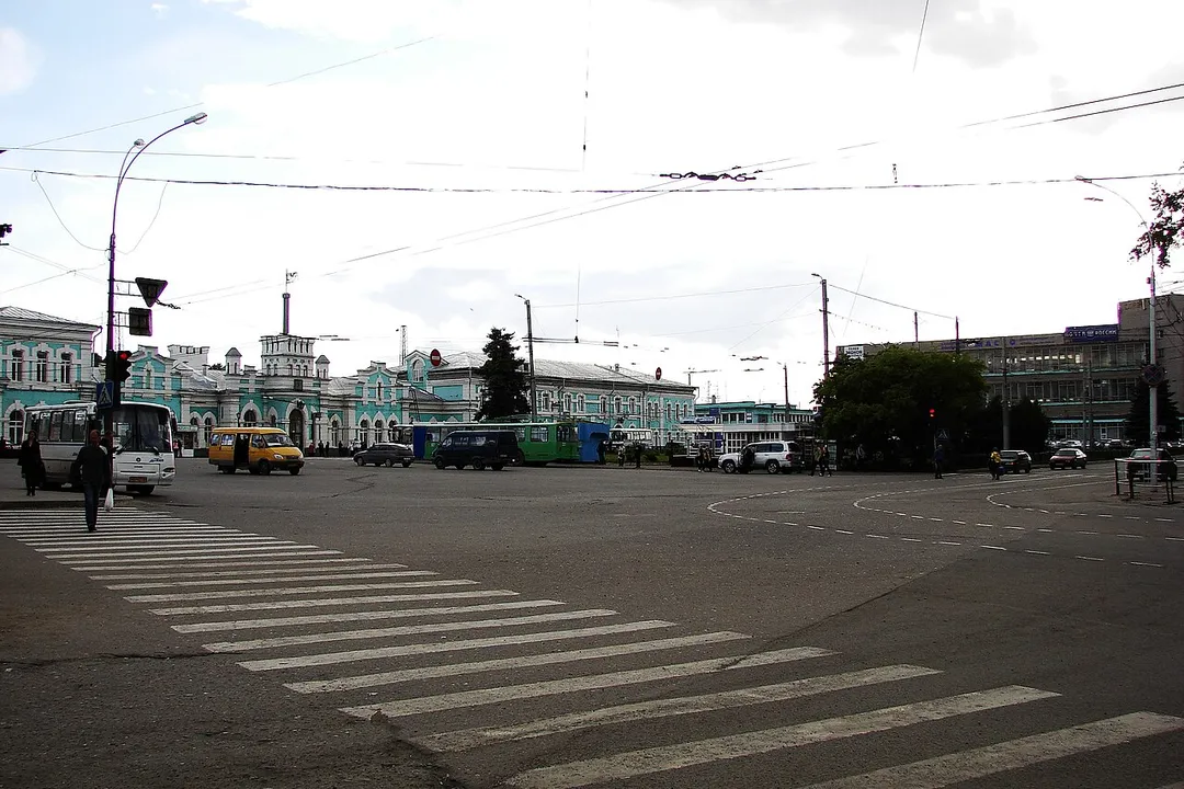 Russia, Vologda, Babushkin`s square
