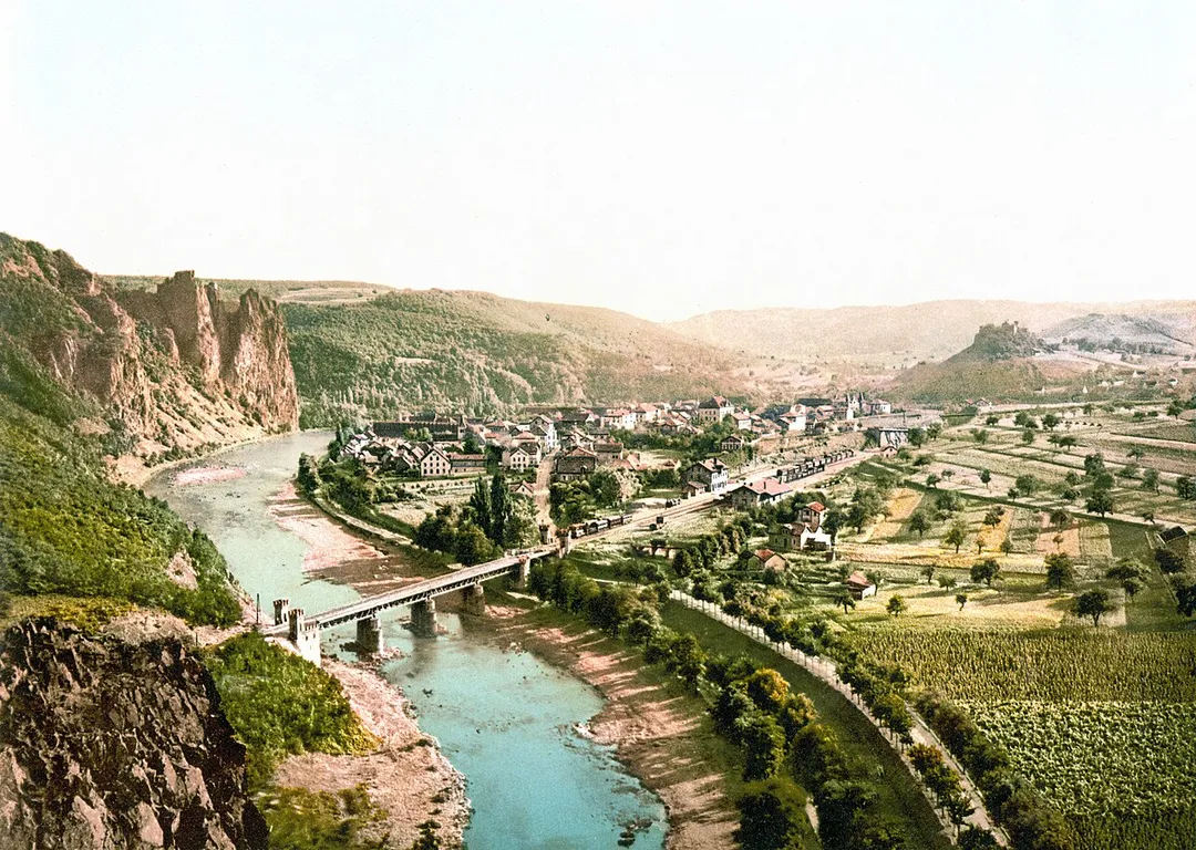 (Bad) Münster am Stein, Rheinland-Pfalz.