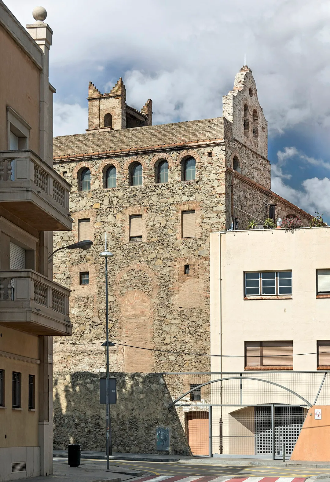 The Convent of the Divine Providence of Badalona, seen from the "Carrer d'Enric Borràs".