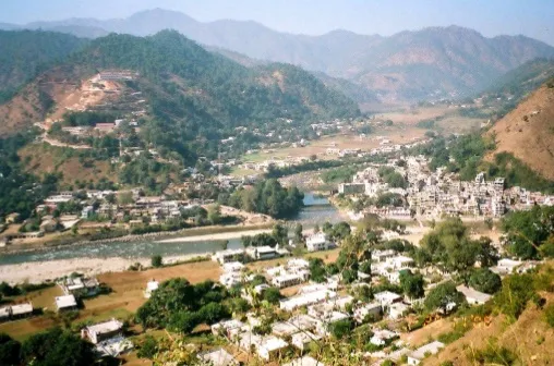 A Picture of Bageshwar town in 2006