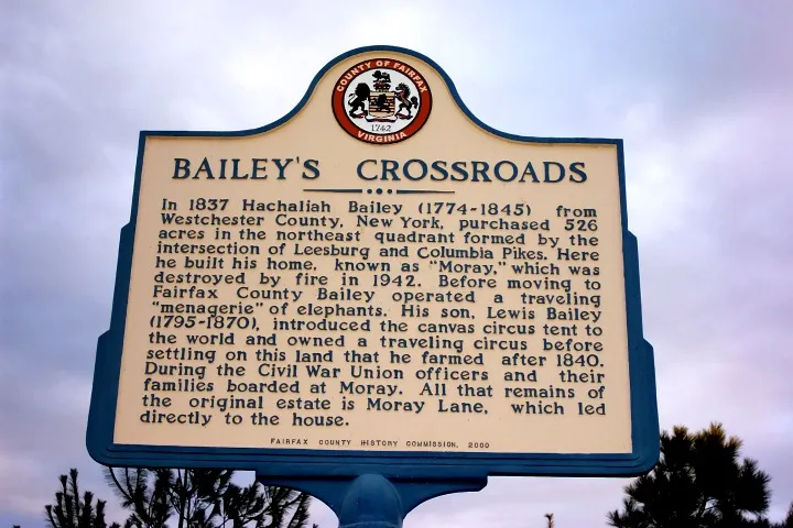 Bailey's Crossroads Historical Marker